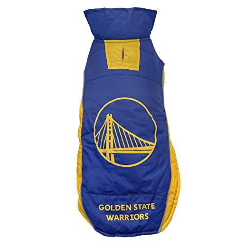 NBA Golden State Warriors Pet Puffer Vest Small: $23.99 NBA Golden State Warriors Pet Puffer Vest Small: $23.99