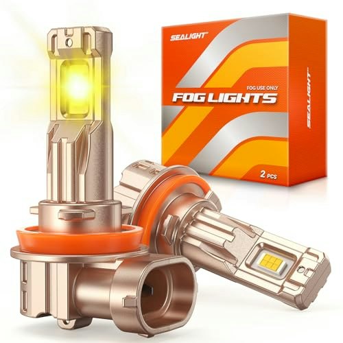 Sealight H11/H16/H8 Yellow LED Fog Light Bulbs 2-Pack: $29.99 Sealight H11/H16/H8 Yellow LED Fog Light Bulbs 2-Pack: $29.99