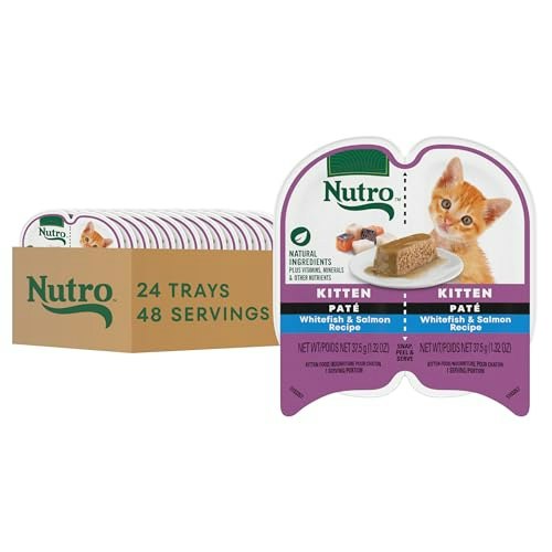 Nutro Perfect Portions Kitten Whitefish Pate Wet Cat Food 24-Pack: $45.19 Nutro Perfect Portions Kitten Whitefish Pate Wet Cat Food 24-Pack: $45.19