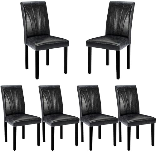 Vecelo Upholstered Dining Chairs 6-Pack: $249.99 Vecelo Upholstered Dining Chairs 6-Pack: $249.99