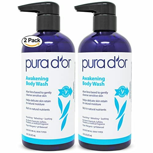 Pura D'or Awakening Moisturizing Body Wash 2-Pack: $19.99