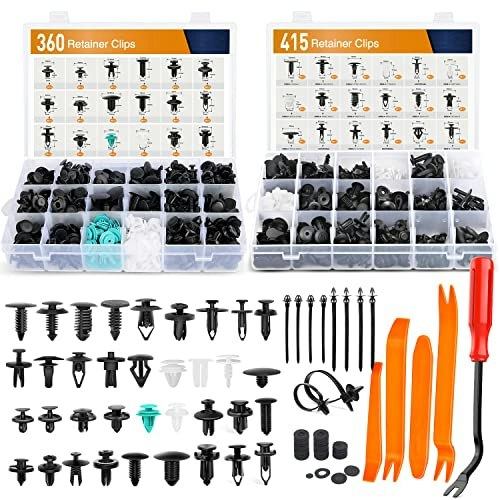 Gooacc 820-Piece Car Push Retainer Clip and Fastener Assortment: $20.17 Gooacc 820-Piece Car Push Retainer Clip and Fastener Assortment: $20.17