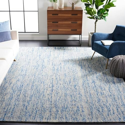Safavieh ABT468C Abstract Wool 8-Foot Square Rug: $236.09