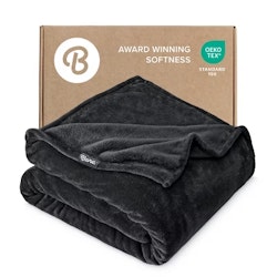 Bare Home Microplush Fleece Throw Blanket for $25 + free shipping w/ $35