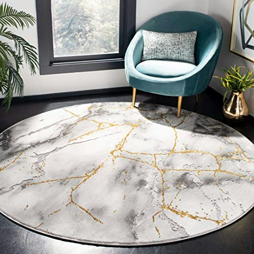 Safavieh Craft 10-Foot Round Marble Area Rug: $236.70
