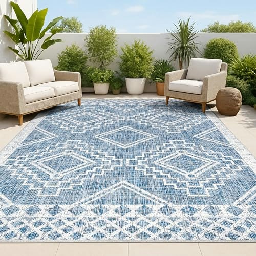 Jonathan Y 8x10-Foot Diamond Tribal Medallion Area Rug: $106.97