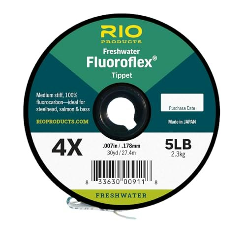 Rio Products 2X Fluoroflex Freshwater Fluorocarbon Tippet 30-Yard Spool: $13.99 Rio Products 2X Fluoroflex Freshwater Fluorocarbon Tippet 30-Yard Spool: $13.99