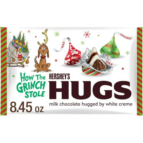 Hershey's Hugs Milk and White Chocolate Candy 8.45-oz. Bag: $5.56