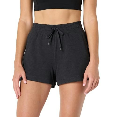 Amazon Essentials Women's Athletic Performance Stretch Workout Shorts: $9.48