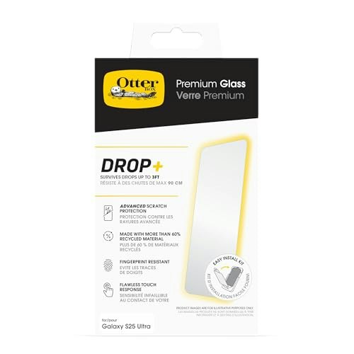 OtterBox Samsung Galaxy S25 Ultra Glass Screen Protector: $26.19