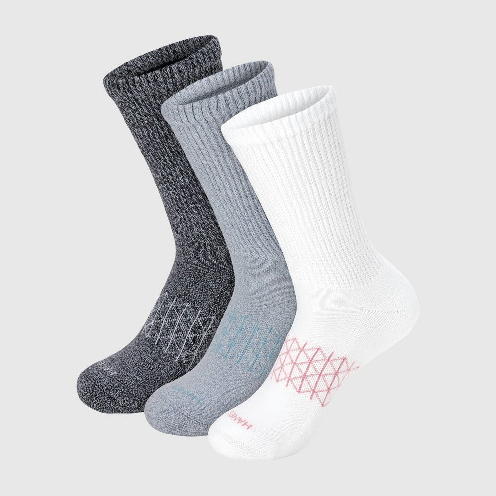 Hanes Absolute Wellness Non-Binding Crew Socks 3-Pack: $14.99