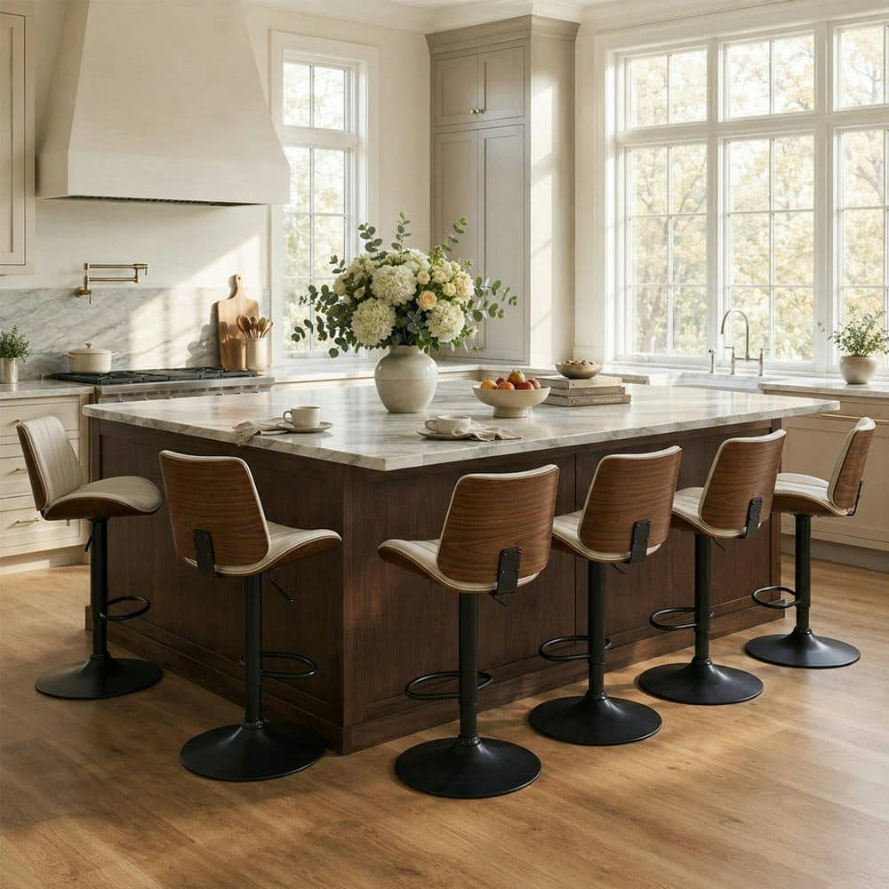 Nova 33.5-Inch Modern Swivel Leather Counter Barstool 6-Pack: $1,443 Nova 33.5-Inch Modern Swivel Leather Counter Barstool 6-Pack: $1,443
