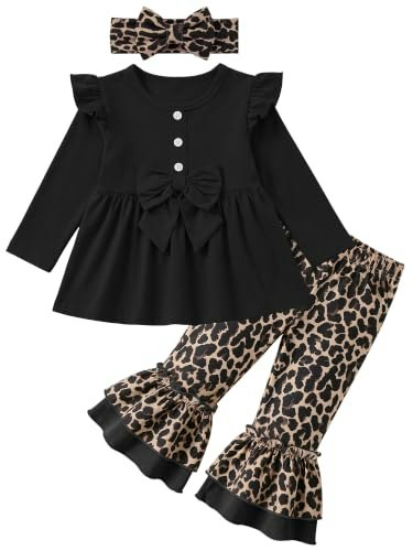 Toddler Girl Ruffle Top and Floral Pants Outfit 2-Pack: $14.98 Toddler Girl Ruffle Top and Floral Pants Outfit 2-Pack: $14.98