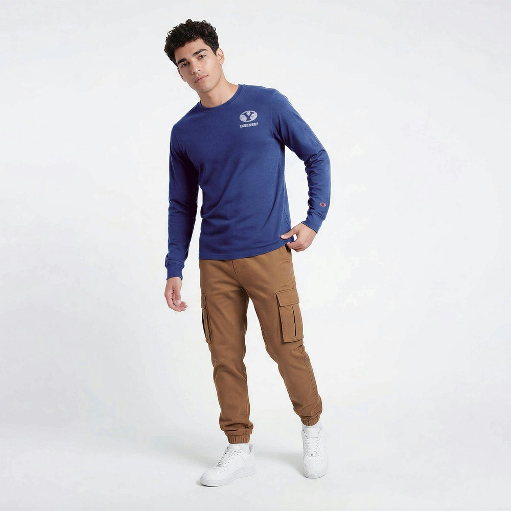 BYU Cougars Men's Champion Heavyweight Long Sleeve Shirt: $44.99 BYU Cougars Men's Champion Heavyweight Long Sleeve Shirt: $44.99