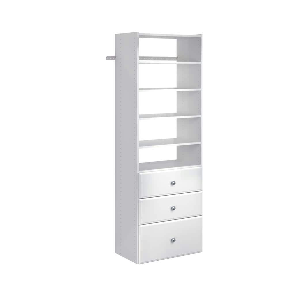 Premier 25-Inch 6-Shelf Wall-Mounted Closet Tower: $429.05 Premier 25-Inch 6-Shelf Wall-Mounted Closet Tower: $429.05