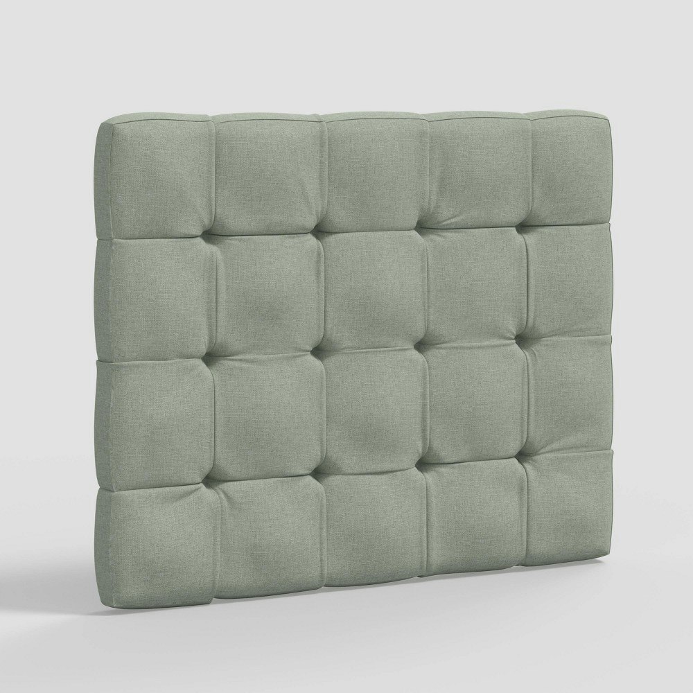 Threshold Twin Ryan Tufted Stick-on-the-Wall Linen Headboard: $300 Threshold Twin Ryan Tufted Stick-on-the-Wall Linen Headboard: $300