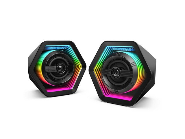 50W Bluetooth Gaming Speakers with RGB Infinity Mirror: $127.21 50W Bluetooth Gaming Speakers with RGB Infinity Mirror: $127.21
