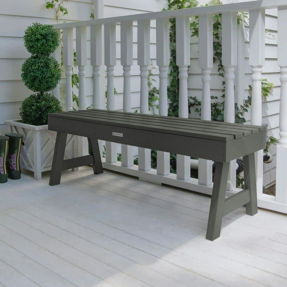 Weatherly 4-Foot 2-Person Coastal Teak Recycled Plastic Picnic Bench: $272 Weatherly 4-Foot 2-Person Coastal Teak Recycled Plastic Picnic Bench: $272