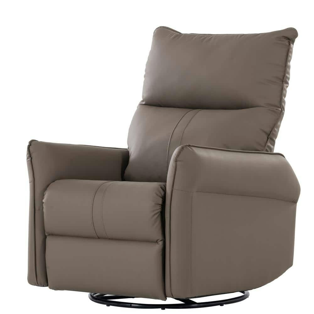 Brown PU Leather Power Swivel Rocker Recliner: $445.76 Brown PU Leather Power Swivel Rocker Recliner: $445.76