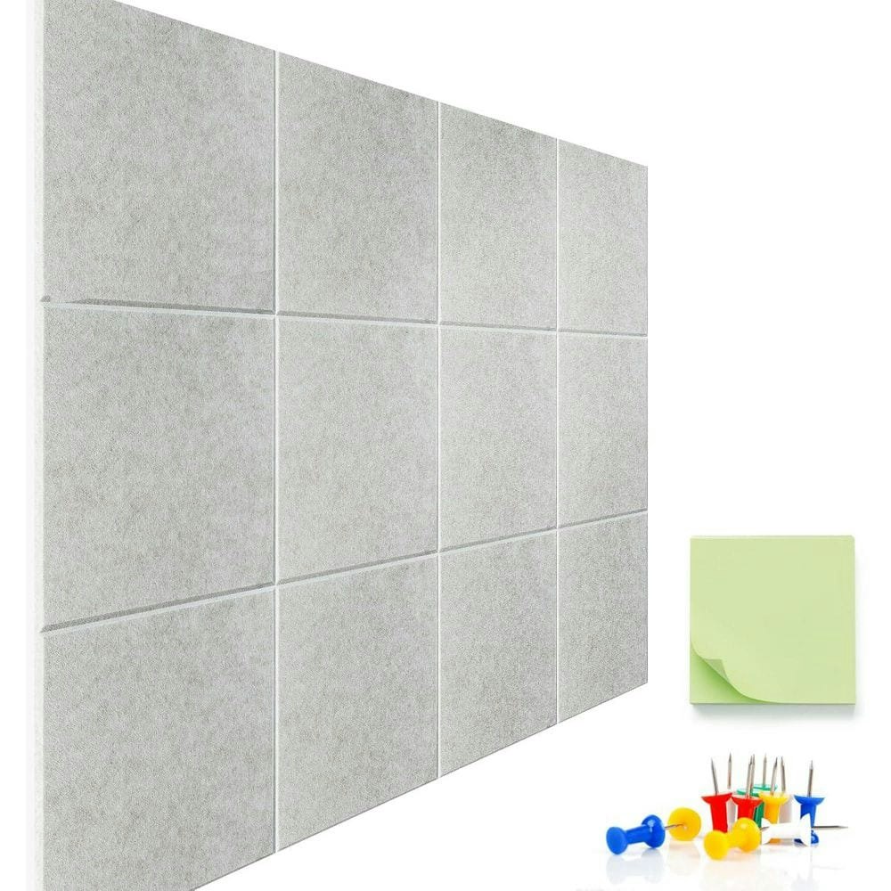 Cork Felt Wall Tile Pin Board 12-Pack: $109.99 Cork Felt Wall Tile Pin Board 12-Pack: $109.99