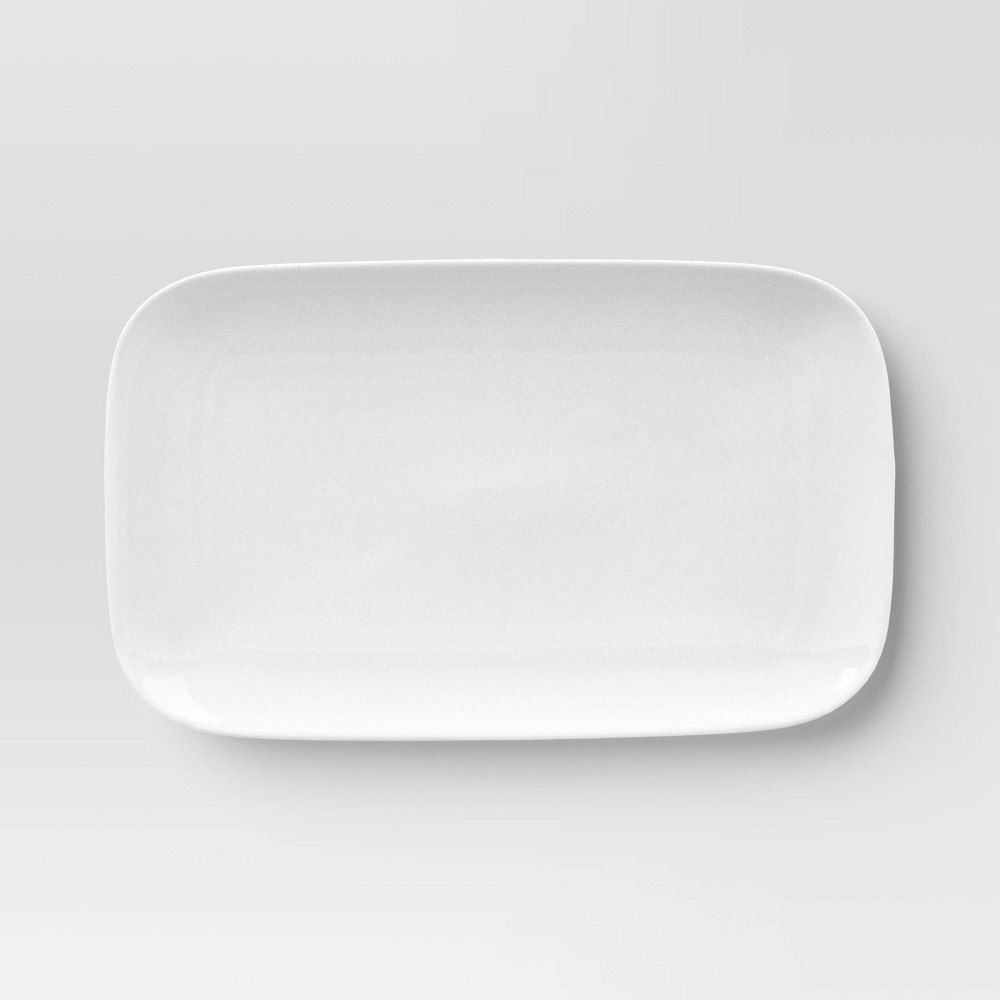 Threshold 13-inch Porcelain Rectangle Serve Platter: $15