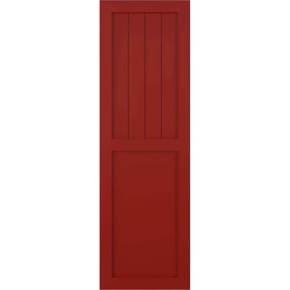 TrueFit 15" x 64" PVC Board and Batten Shutter Pair: $496.19