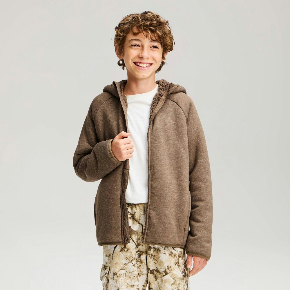 All In Motion Boys' Fleece-Lined Hooded Sweatshirt: $30 All In Motion Boys' Fleece-Lined Hooded Sweatshirt: $30
