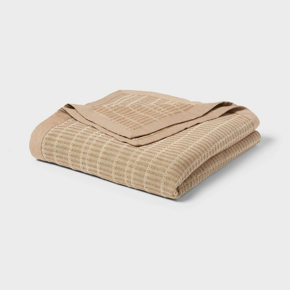 Threshold King Dobby Textured Slub Bed Blanket: $60 Threshold King Dobby Textured Slub Bed Blanket: $60