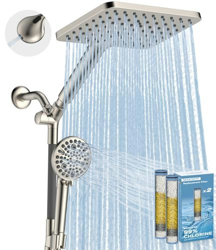 MakeFit Dual Filtered Rain Shower Head Combo: $79.97 MakeFit Dual Filtered Rain Shower Head Combo: $79.97