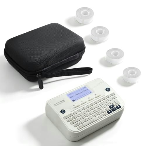 Supvan E12 Bluetooth Label Maker with 4 Tapes and Case: $43.98 Supvan E12 Bluetooth Label Maker with 4 Tapes and Case: $43.98