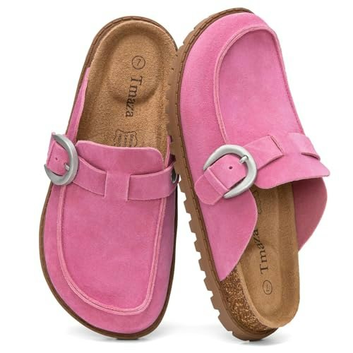 Tmaza Women's Suede Arch Support Clogs: $30.59 Tmaza Women's Suede Arch Support Clogs: $30.59