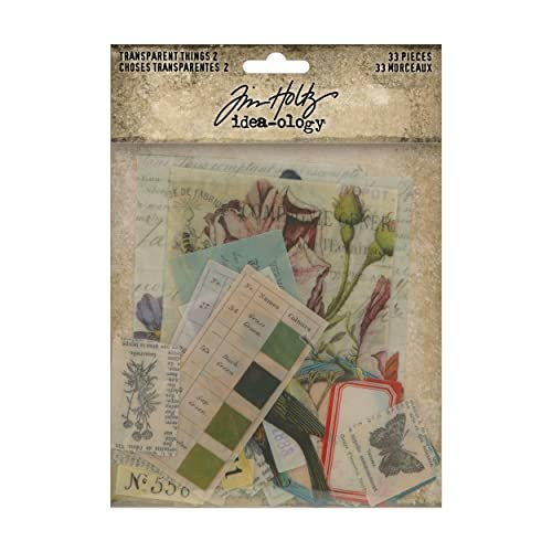 Tim Holtz Idea-Ology Transparent Things 2: $8.40 Tim Holtz Idea-Ology Transparent Things 2: $8.40