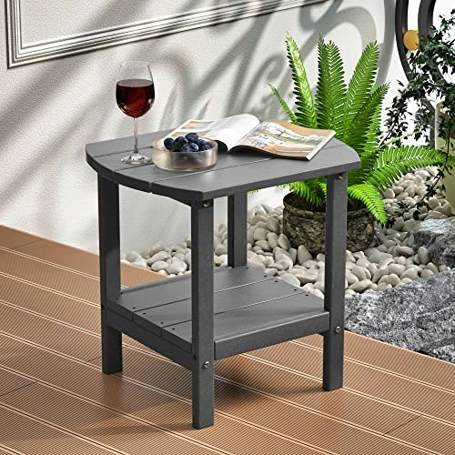 Torva 2-Tier Adirondack Patio Side Table: $58.99