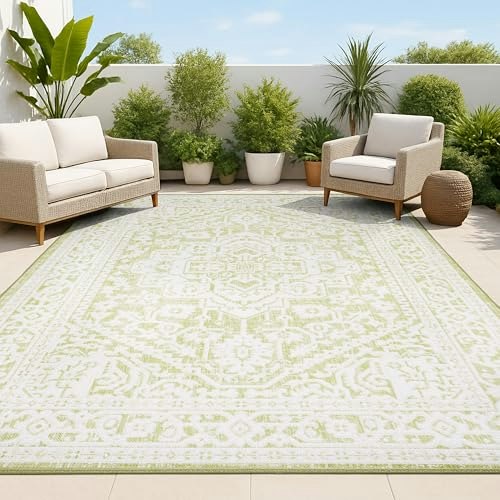 Jonathan Y Sinjuri 9x12 Medallion Weave Area Rug: $132.92