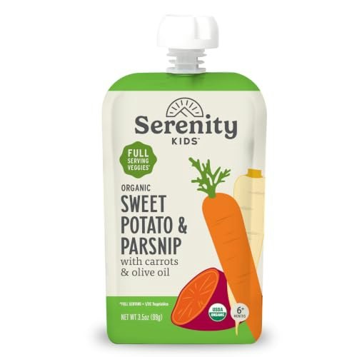 Serenity Kids Sweet Potato and Parsnip Organic Baby Food Pouch: $2.22