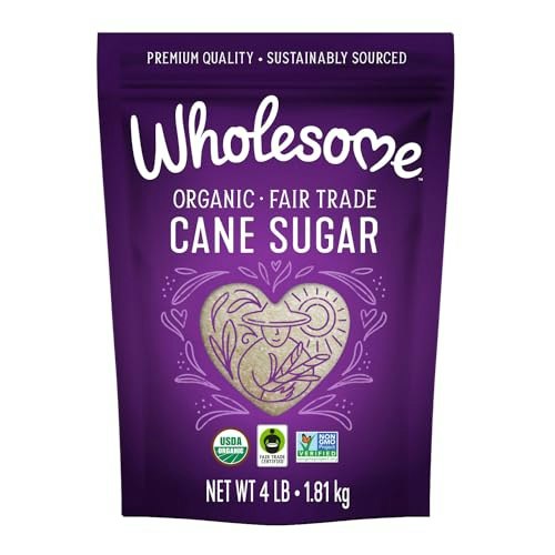 Wholesome Sweeteners Organic Cane Sugar 4-Pound 6-Pack: $60.12 Wholesome Sweeteners Organic Cane Sugar 4-Pound 6-Pack: $60.12