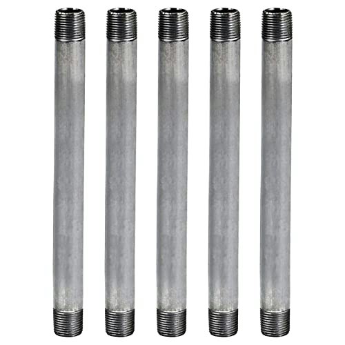 SupplyGiant 1-1/4" x 18" Galvanized Steel Pipe 5-Pack: $55.99 SupplyGiant 1-1/4" x 18" Galvanized Steel Pipe 5-Pack: $55.99