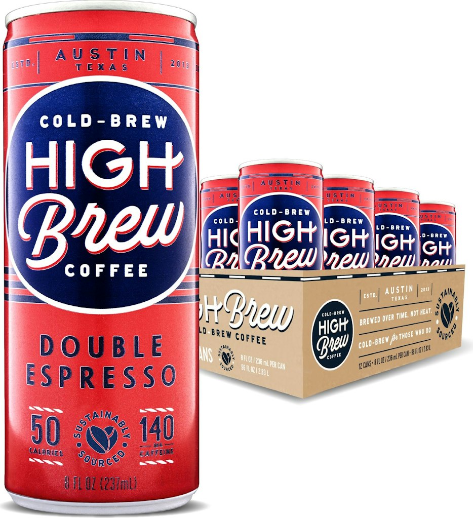High Brew Coffee 8-oz. Double Espresso Cold Brew 12-Pack: $6.58 w/ Sub & Save
