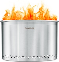 Campior Wood Burning Stainless Steel Fire Pit Stove for $69 + free shipping