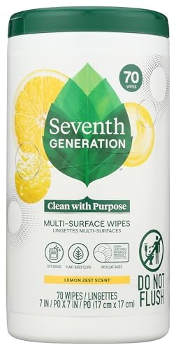 Seventh Generation Multi-Surface Cleaning Wipes 70-Count: $5.09
