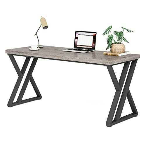 Little Tree 55-Inch Industrial Computer Desk: $169.99 Little Tree 55-Inch Industrial Computer Desk: $169.99