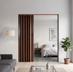 60" x 80" PVC Accordion Sliding Door Kit w/ Hardware for $114 + free shipping