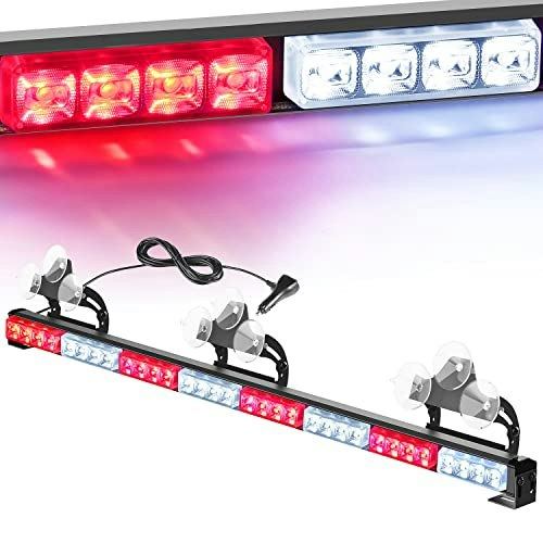 Nilight 35-inch 32-LED Traffic Advisor Strobe Light Bar: $44.99