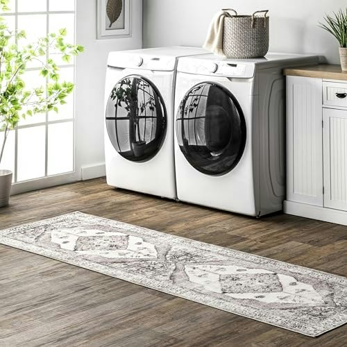 nuLOOM Gladys 2.5' x 6' Machine Washable Medallion Runner Rug: $57.96 nuLOOM Gladys 2.5' x 6' Machine Washable Medallion Runner Rug: $57.96