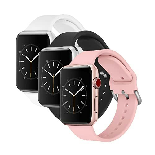 TalkWorks Silicone Apple Watch Band 3-Pack: $6.83 TalkWorks Silicone Apple Watch Band 3-Pack: $6.83