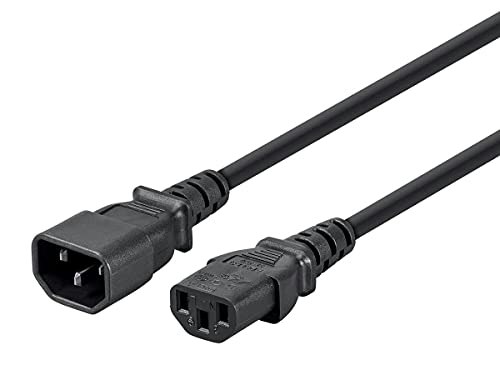 Monoprice C14 to C13 Extension Cord 1-Meter: $4.37 Monoprice C14 to C13 Extension Cord 1-Meter: $4.37