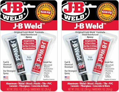 J-B Weld Original Steel Reinforced Epoxy 2-Pack for $10 + free shipping w/ Prime
