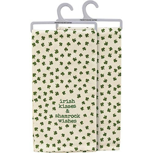 Primitives by Kathy Irish Kisses & Shamrock Wishes Dish Towel: $10.39 Primitives by Kathy Irish Kisses & Shamrock Wishes Dish Towel: $10.39