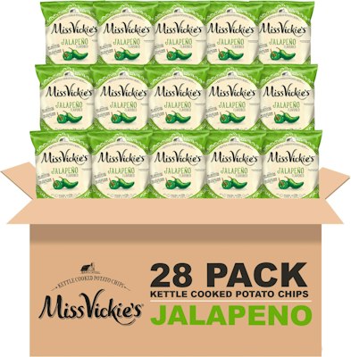 Miss Vickie's Kettle Cooked Jalapeno Chips 28-Pack for $12 w/ Sub & Save + free shipping w/ Prime
