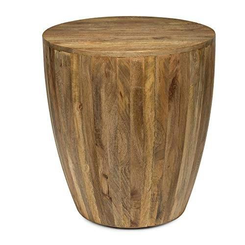 Poly & Bark Goa 21-Inch Round Solid Mango Wood Side Table: $289.99 Poly & Bark Goa 21-Inch Round Solid Mango Wood Side Table: $289.99